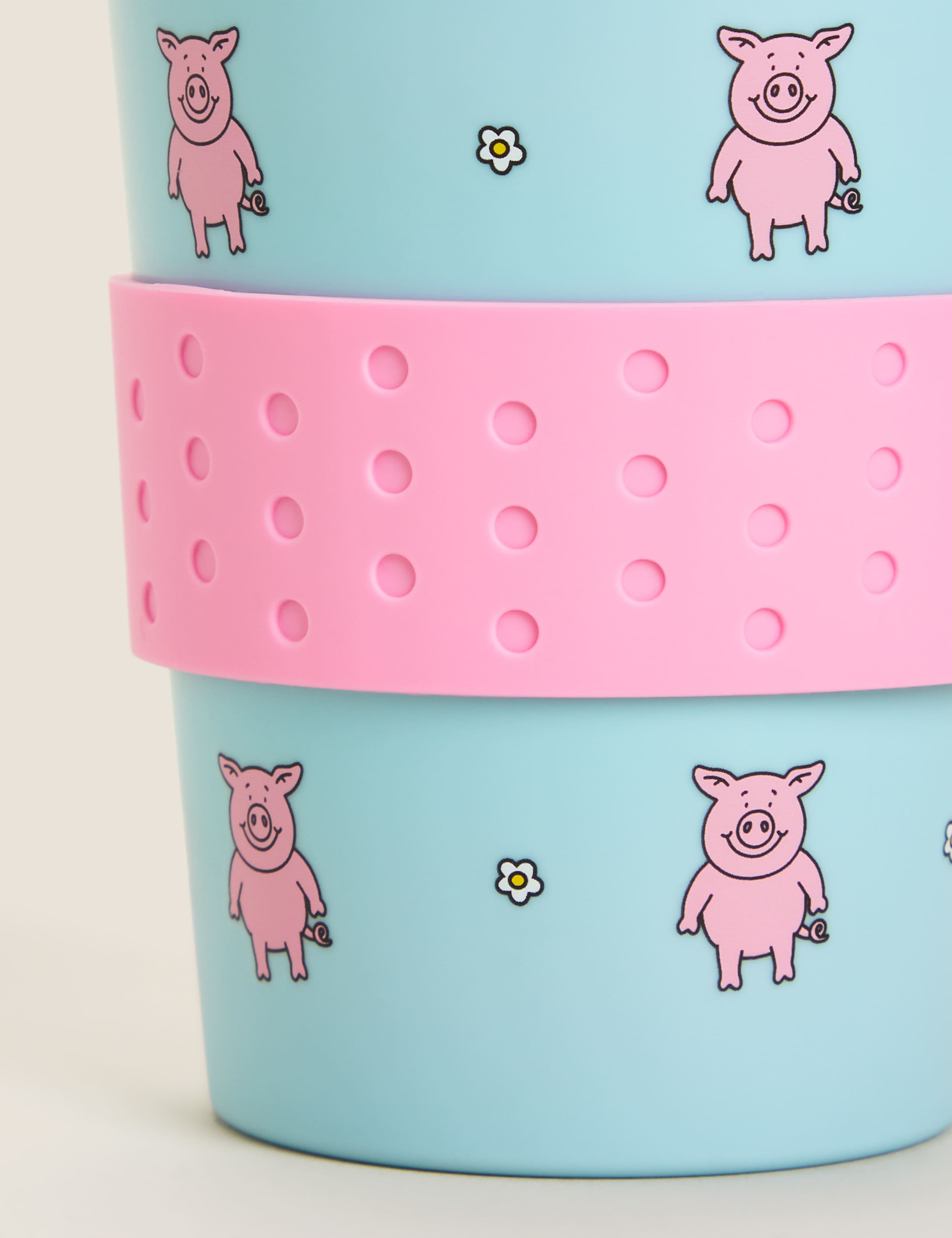Percy Pig travel mug 355ml capacity (British brand)