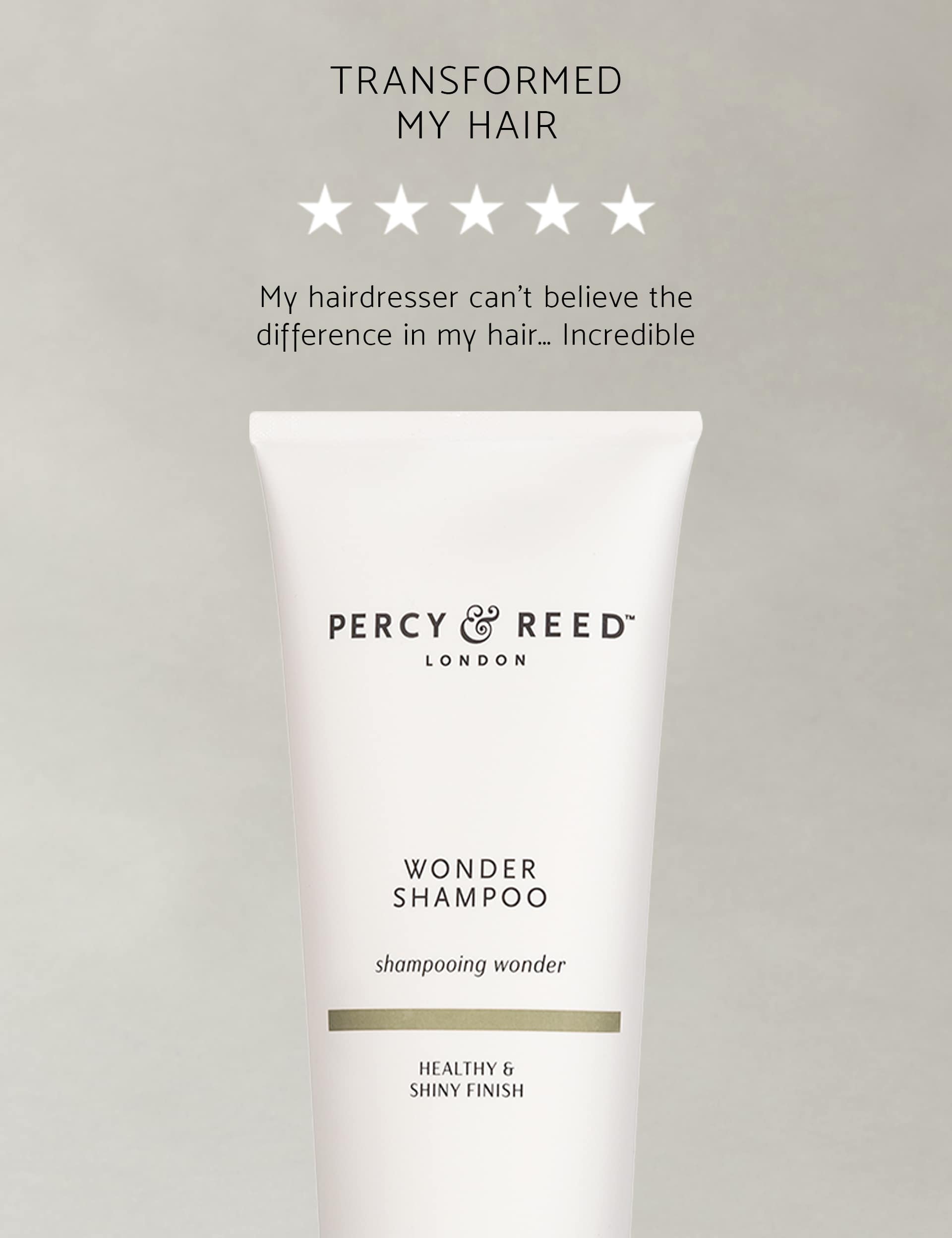 Percy & Reed Wonder Shampoo 250ml, UK version