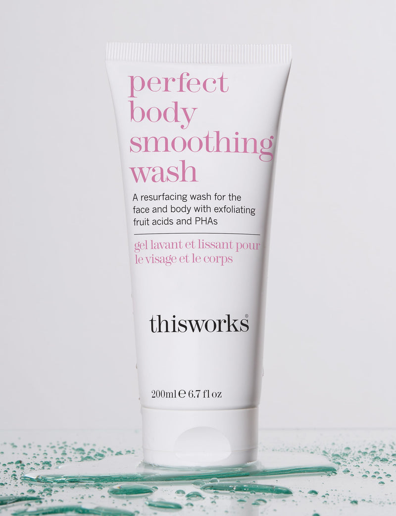 THIS WORKS Perfect Body Smoothing Wash 200ml, imported from the UK