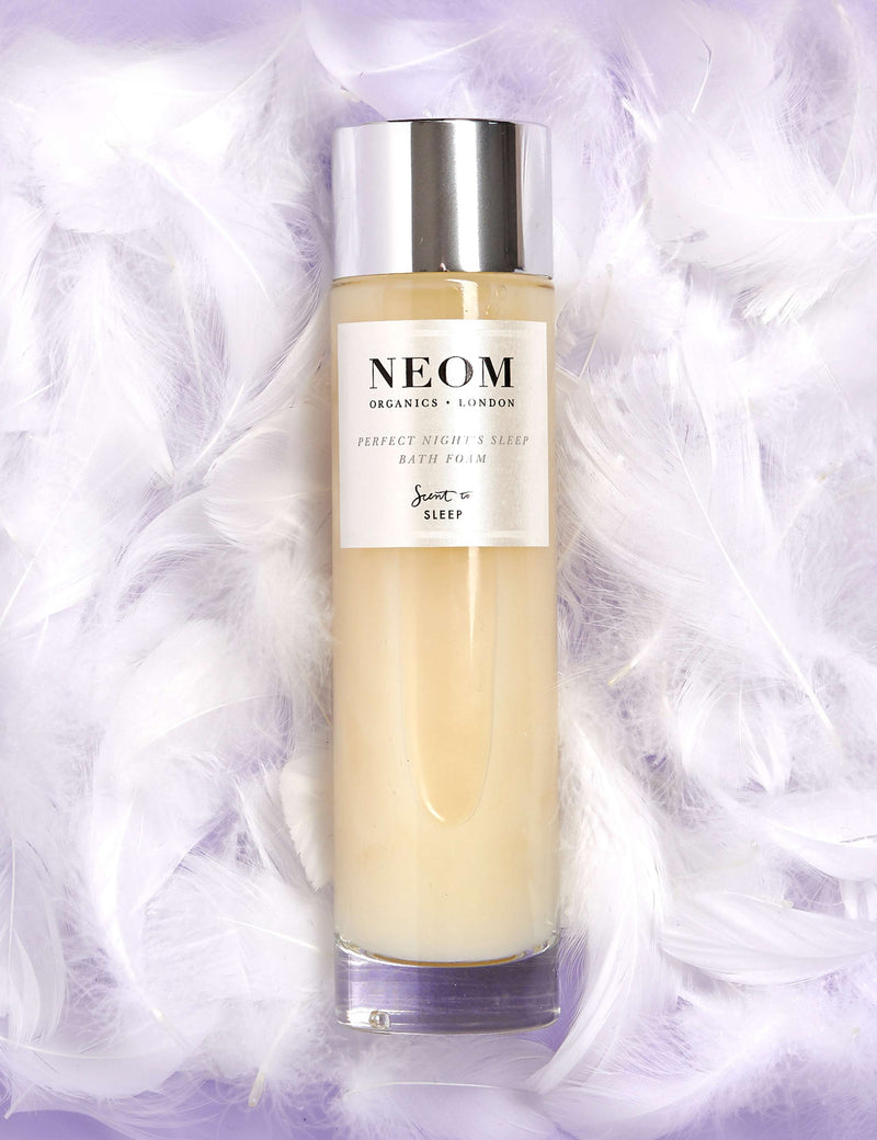 NEOM Perfect Night's Sleep Bath Foam 200ml, imported from the UK