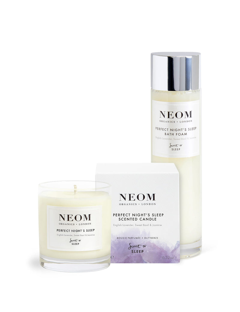 NEOM Perfect Night's Sleep Bath Foam 200ml, imported from the UK