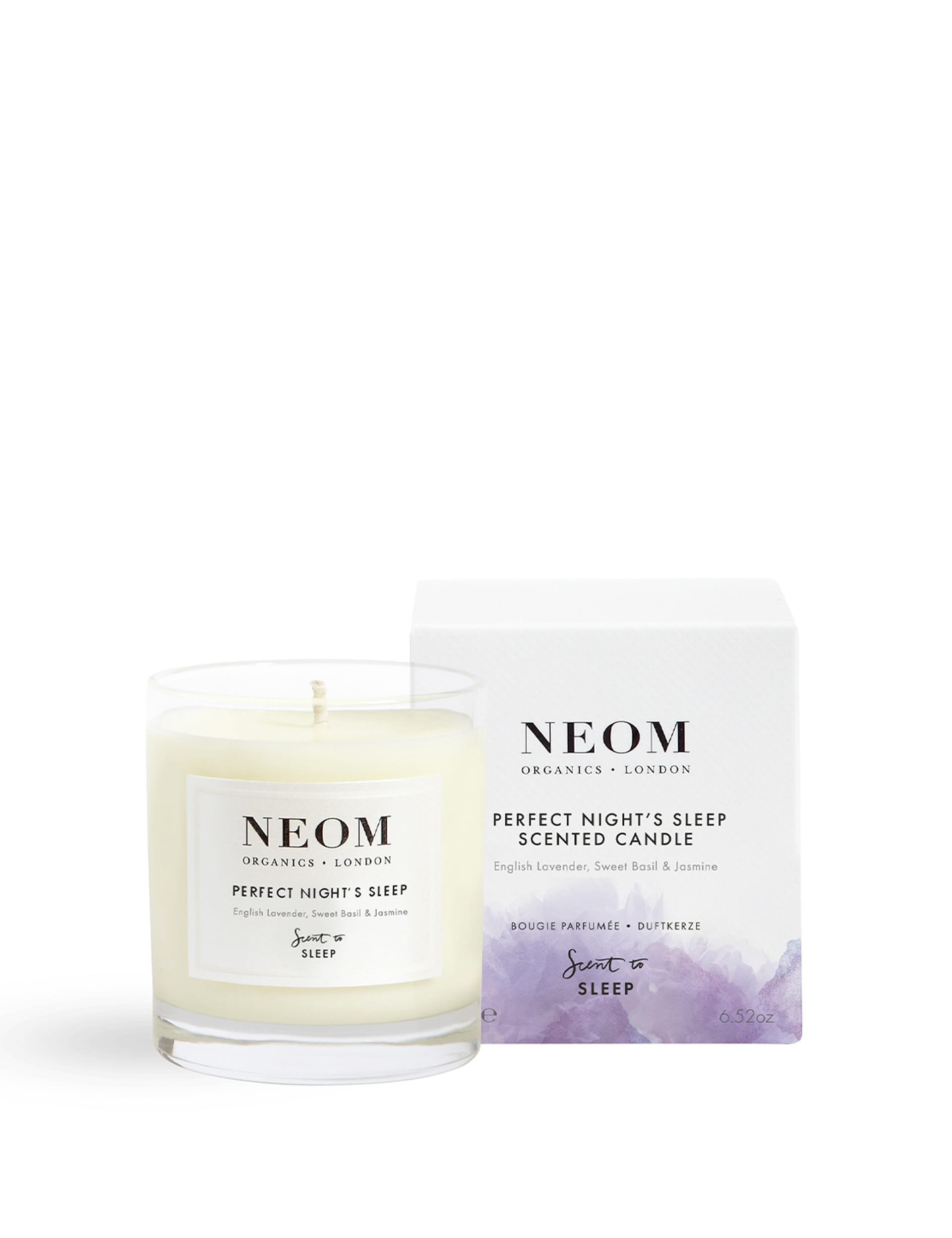 NEOM Perfect Night's Sleep scented candle 185g, imported from the UK