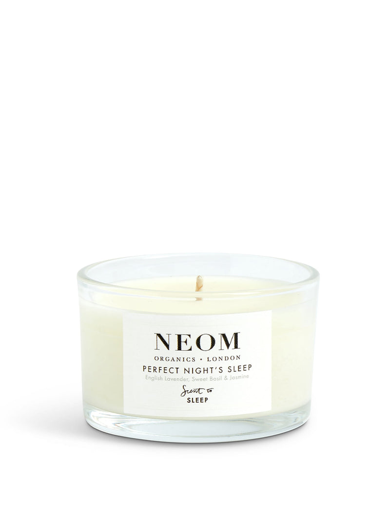 NEOM Perfect Night's Sleep Travel Scented Candle 75g, imported from the UK