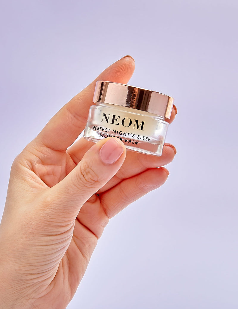 NEOM night-time soothing balm with lavender and chamomile 12g, imported from the UK