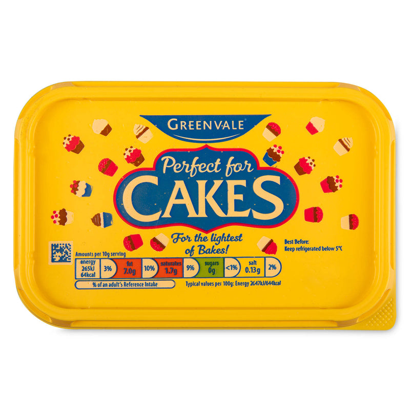 Perfect for Cakes vegetable spread for baking (British brand)