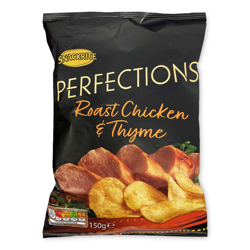 Perfections roast chicken and thyme crisps (British brand)