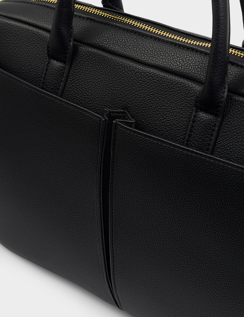 Katie Loxton personalised faux leather laptop bag (British brand)