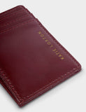 Katie Loxton personalised patent faux leather cardholder - British product
