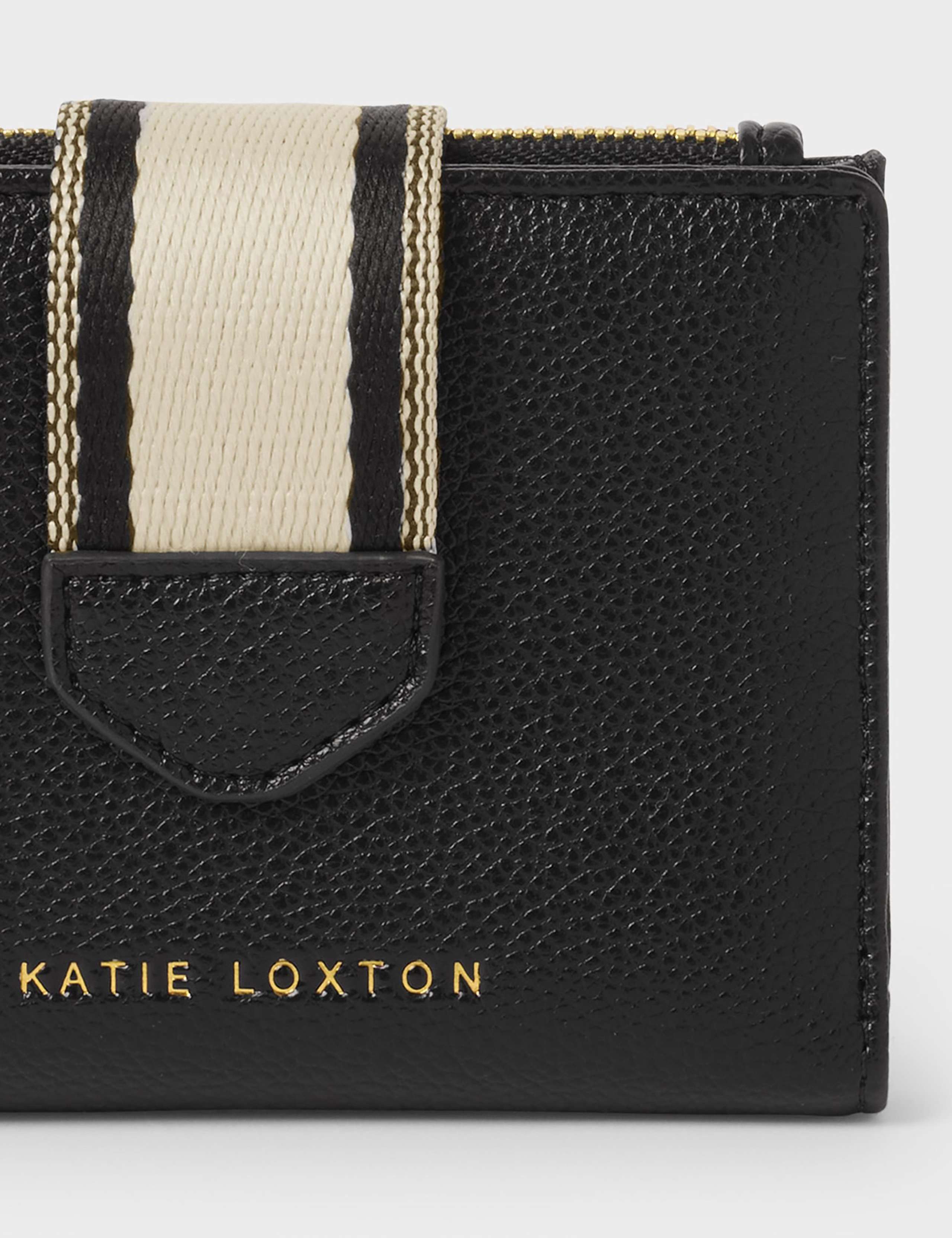 Katie Loxton faux leather purse with gold initials - British product