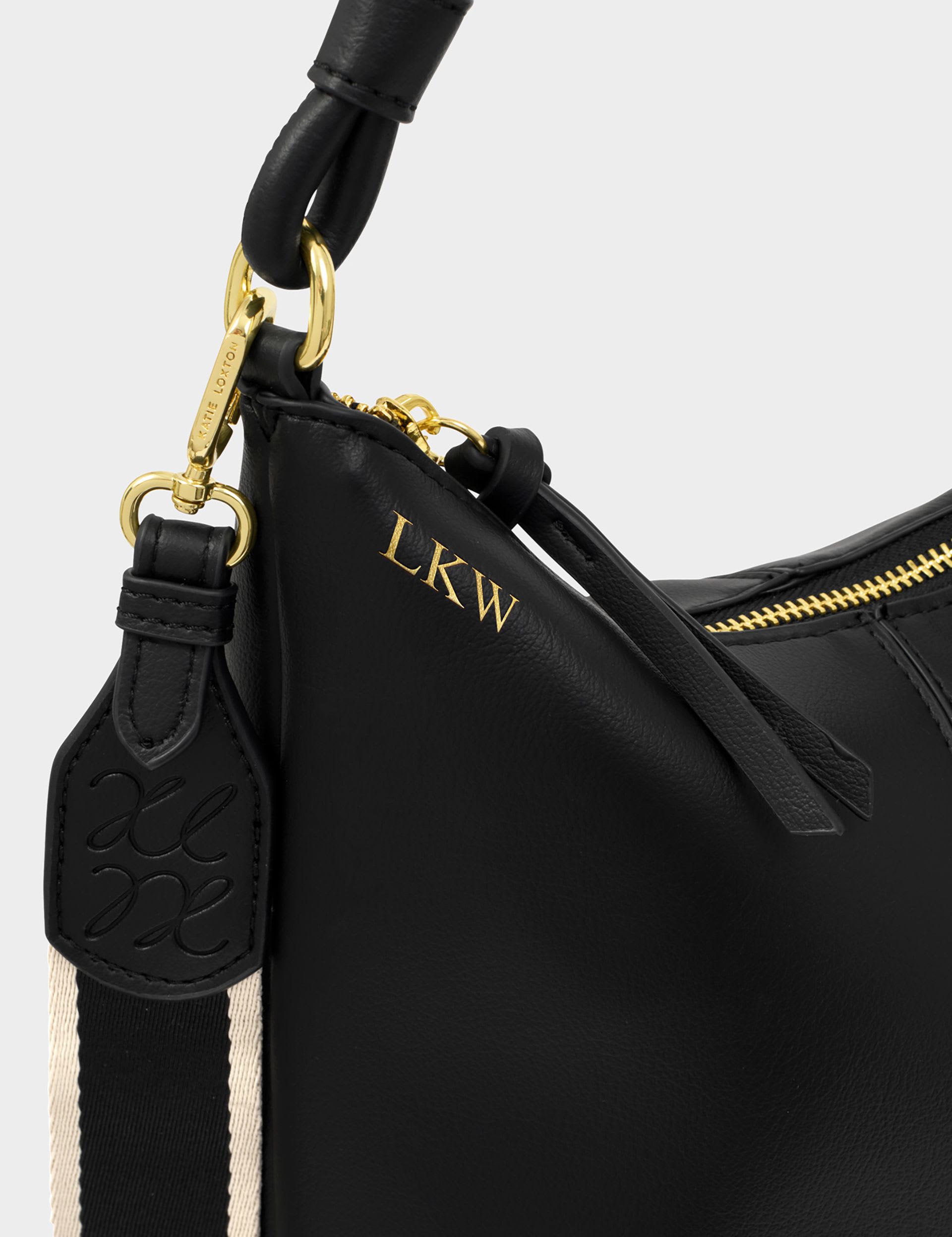 Katie Loxton personalised faux leather satchel, imported from the UK