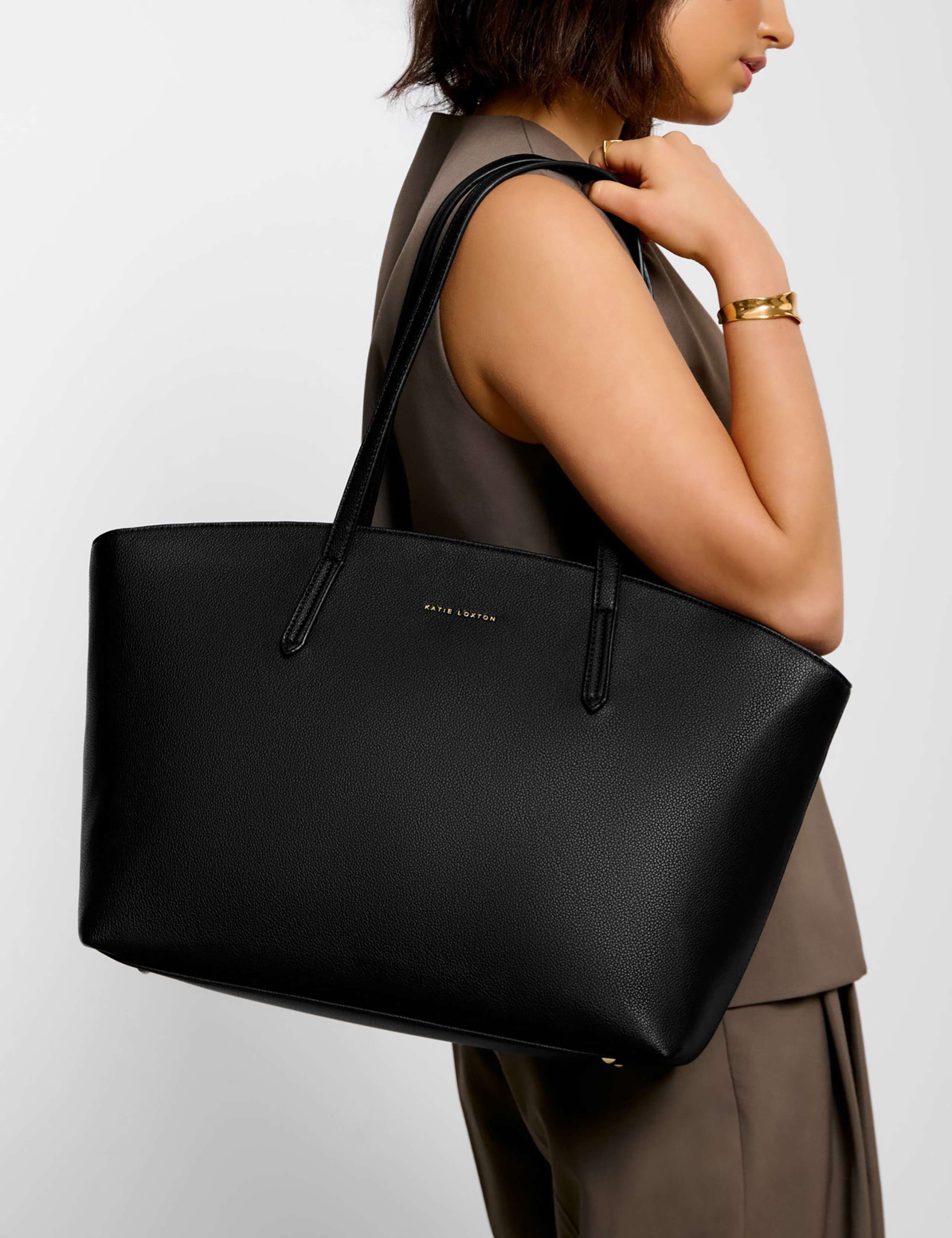 Katie Loxton personalised faux leather tote bag, imported from the UK