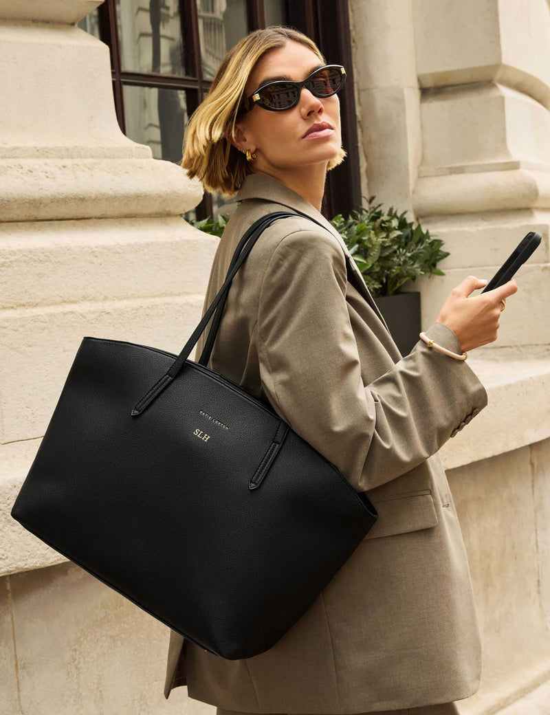 Katie Loxton personalised faux leather tote bag, imported from the UK