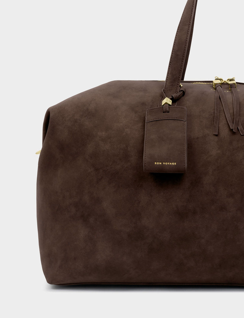 Katie Loxton suedette weekend bag personalisation UK version