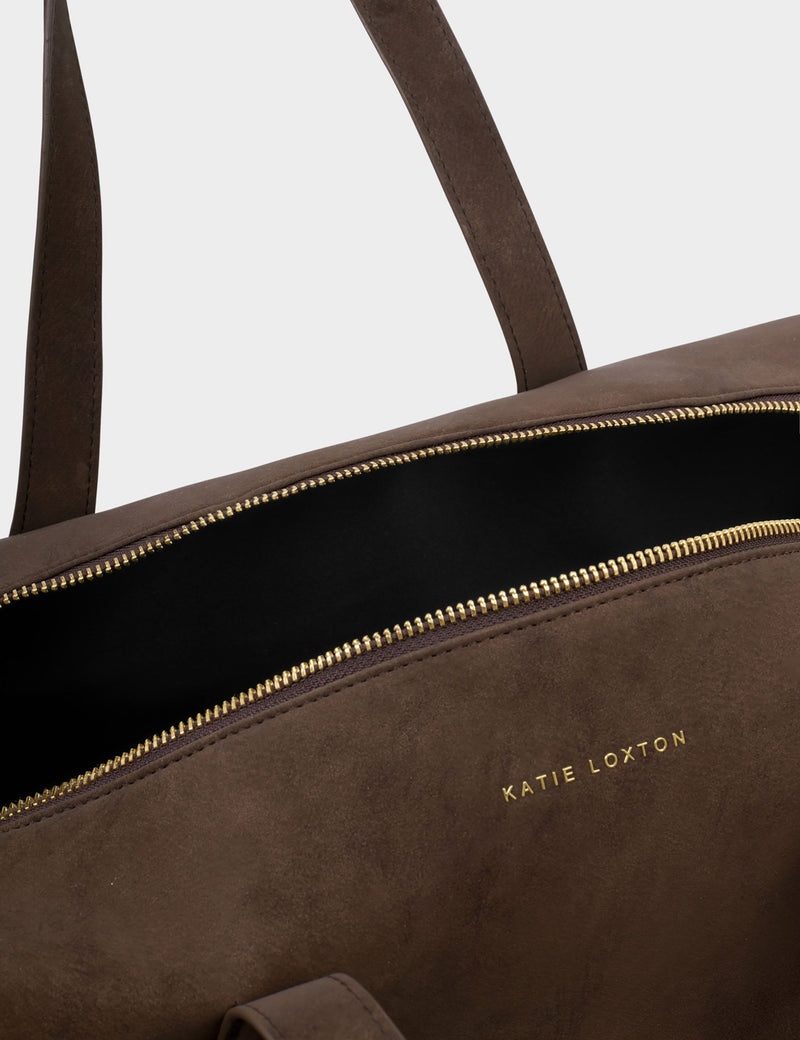 Katie Loxton suedette weekend bag personalisation UK version