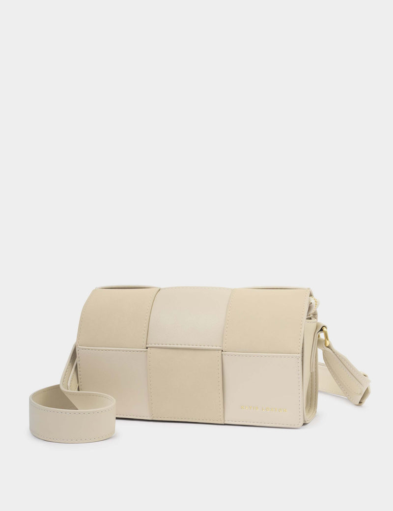 Katie Loxton textured cross body bag faux suede (British brand)