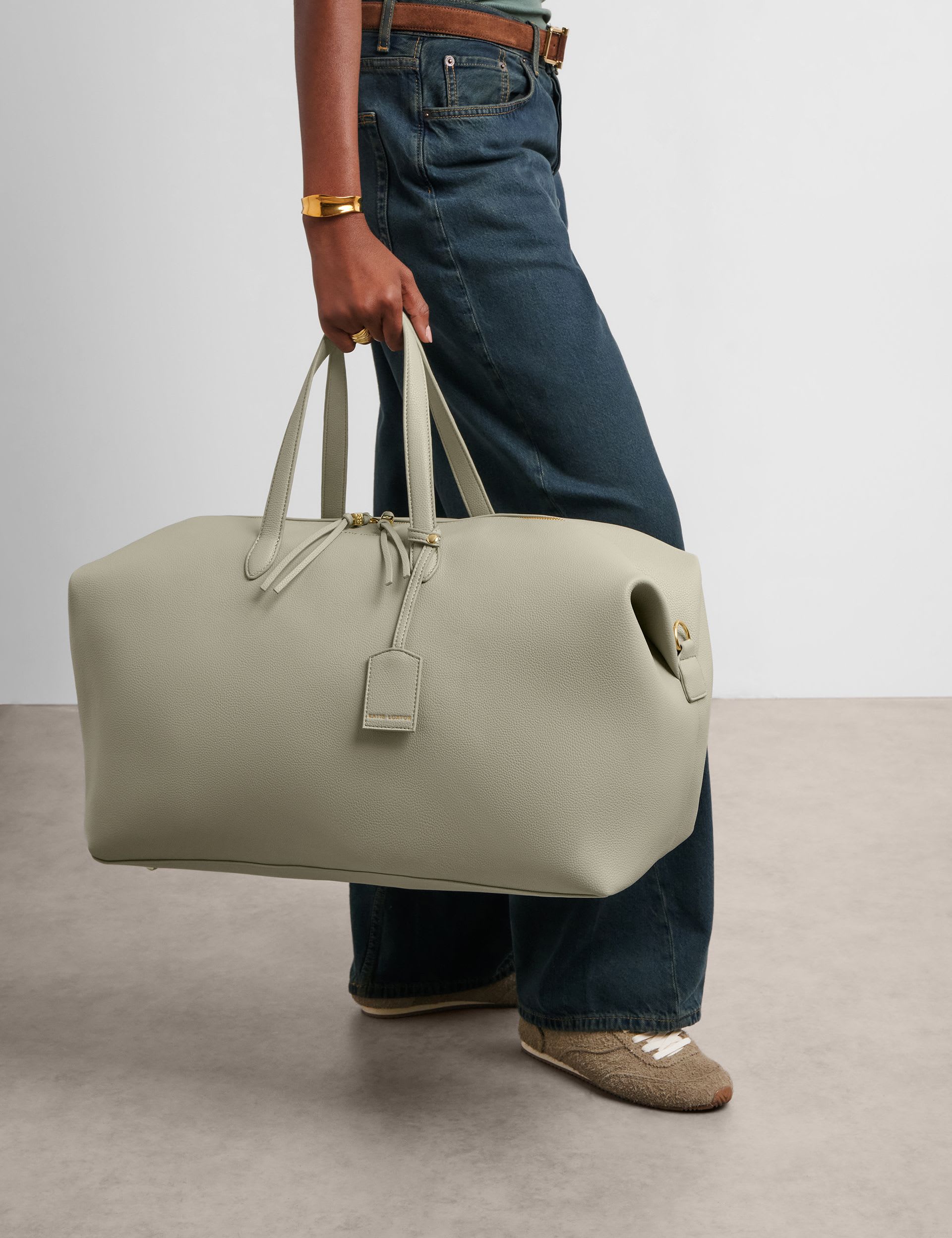 Katie Loxton weekend bag personalised gold hardware, imported from the UK