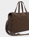 Katie Loxton weekend bag in faux suede, imported from the UK