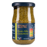 Pesto alla Genovese sauce, free from sesame seeds, imported from the UK