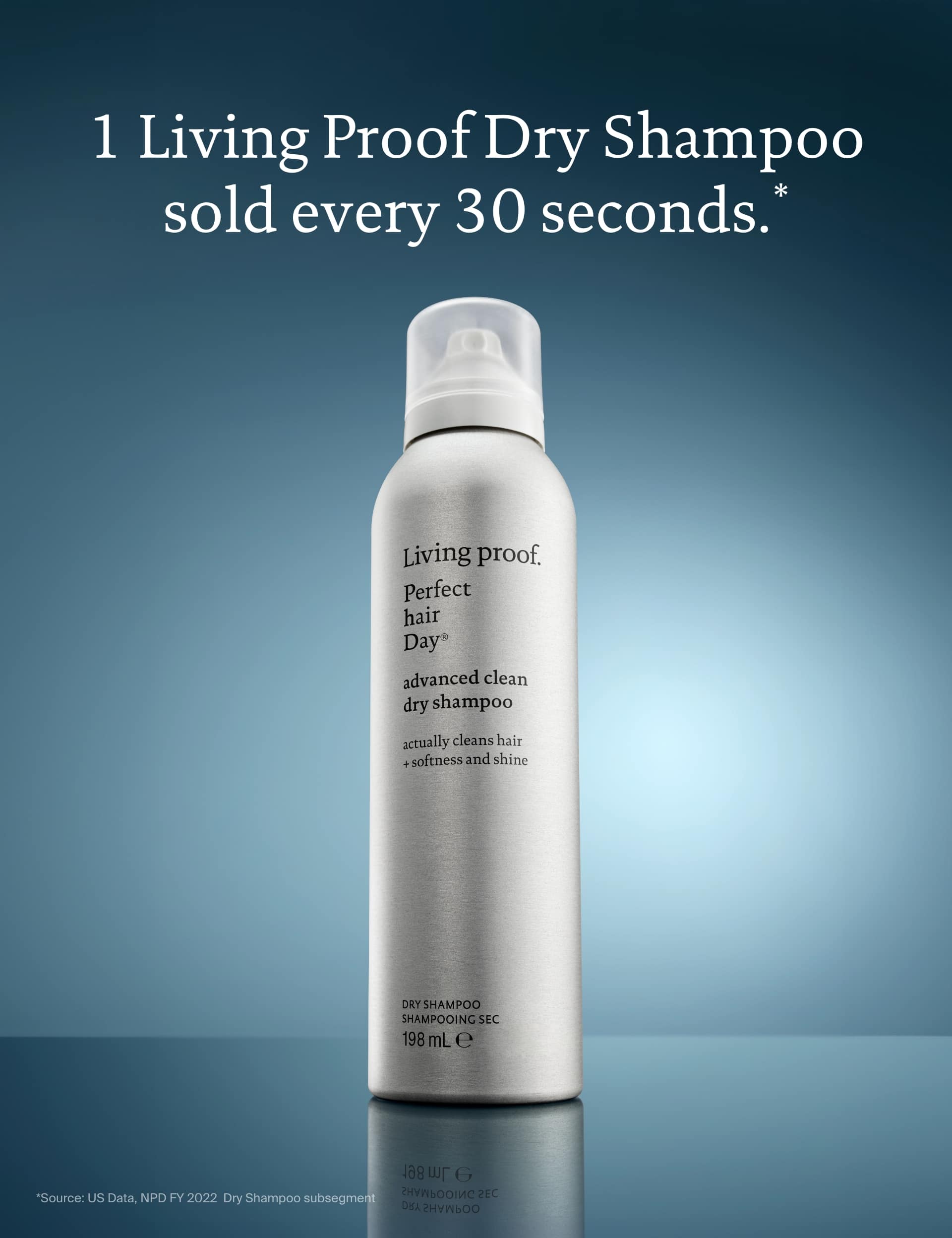 Living Proof Advanced Clean Dry Shampoo 355ml, imported from the UK