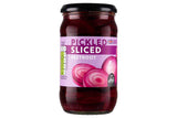 Pickled sliced beetroot in a jar, imported from the UK