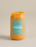 Pina Colada tinny scented candle glass jar height 13cm - British product