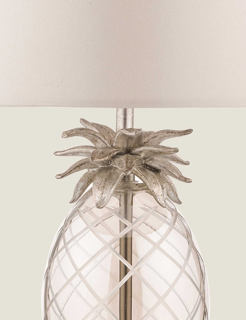 Laura Ashley pineapple glass table lamp (British brand)