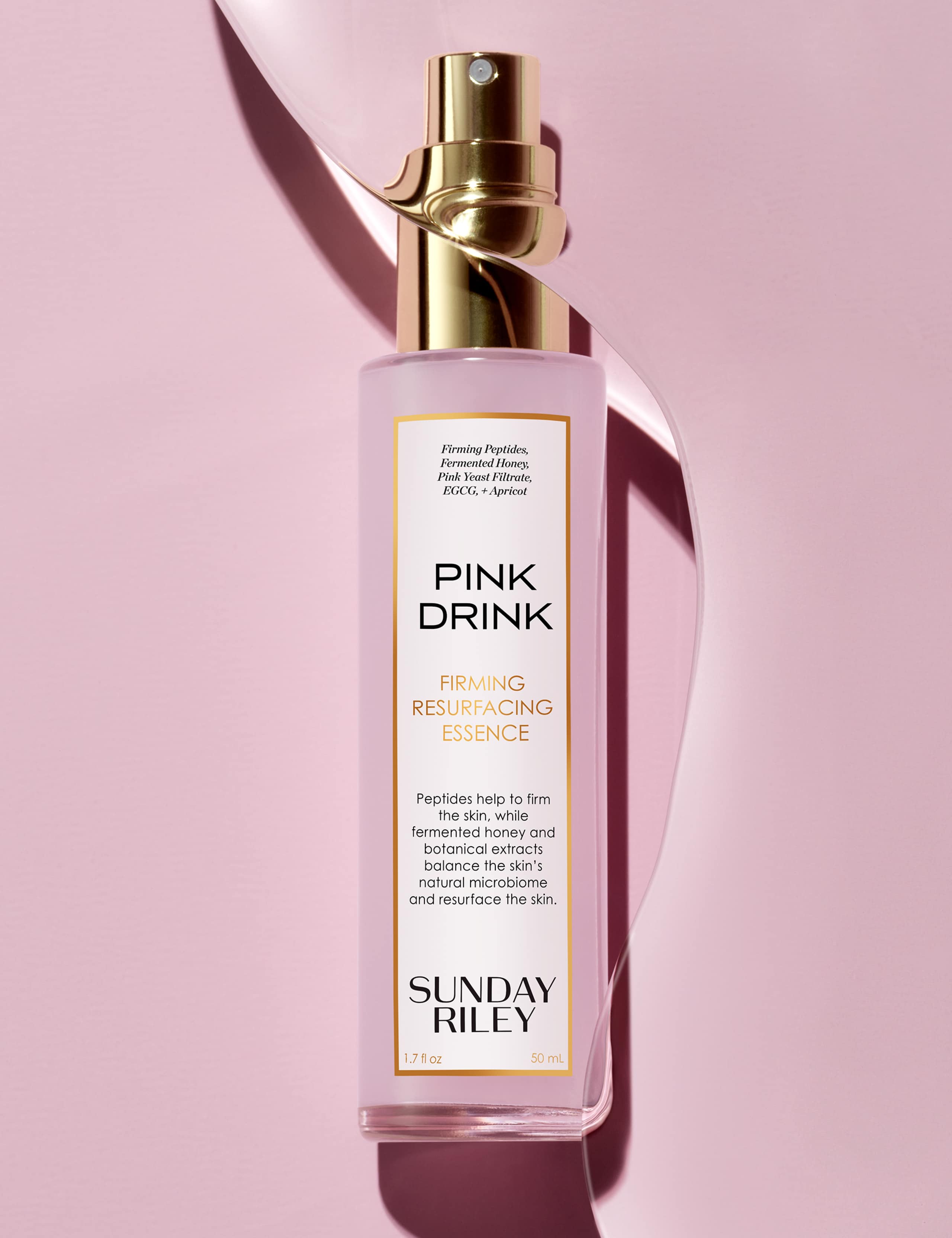 Sunday Riley Pink Drink firming resurfacing essence 50ml - British product