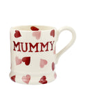 Emma Bridgewater Mummy mug pink hearts, UK version