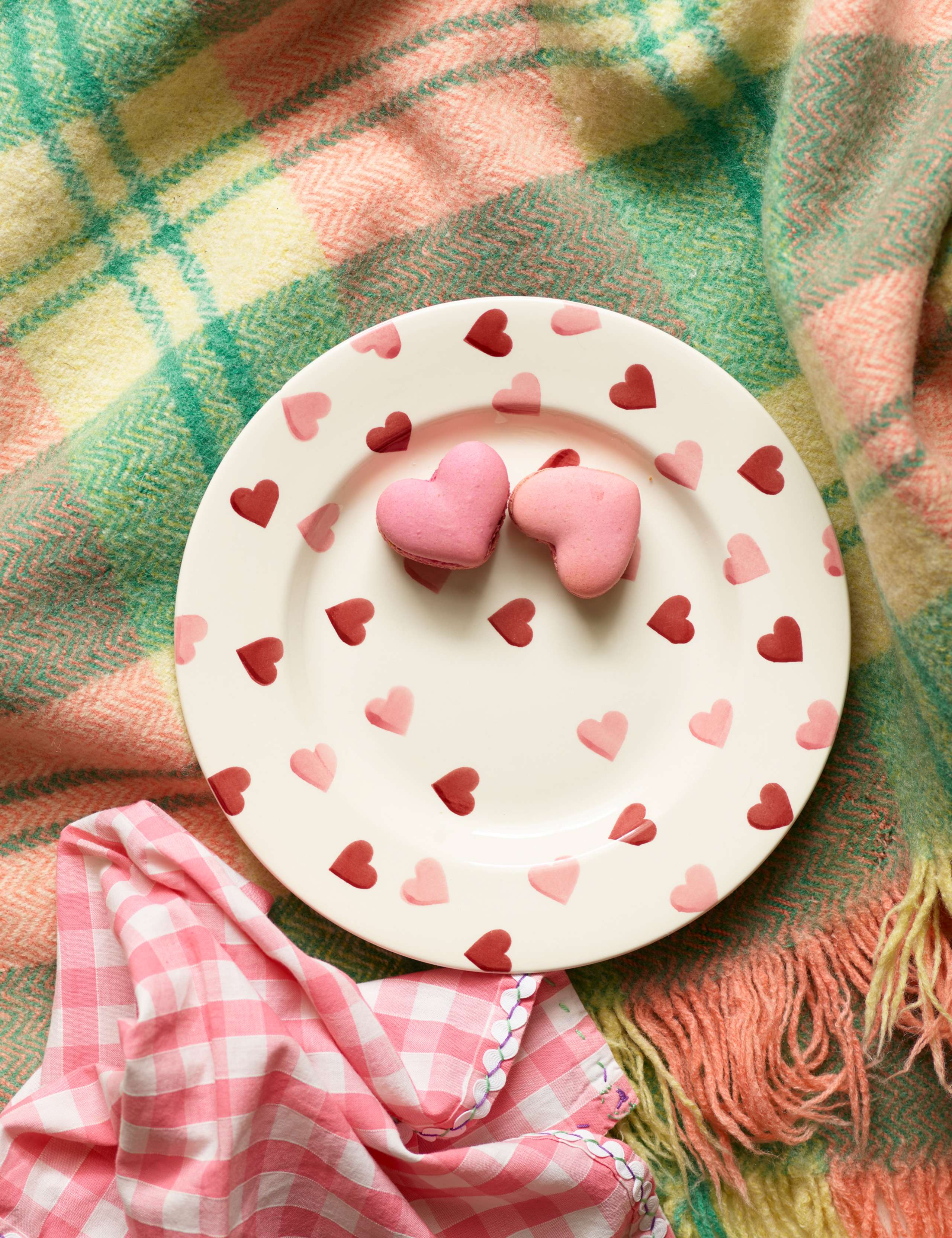 Emma Bridgewater Pink Hearts side plate - British product