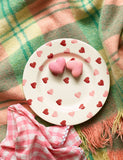 Emma Bridgewater Pink Hearts side plate - British product