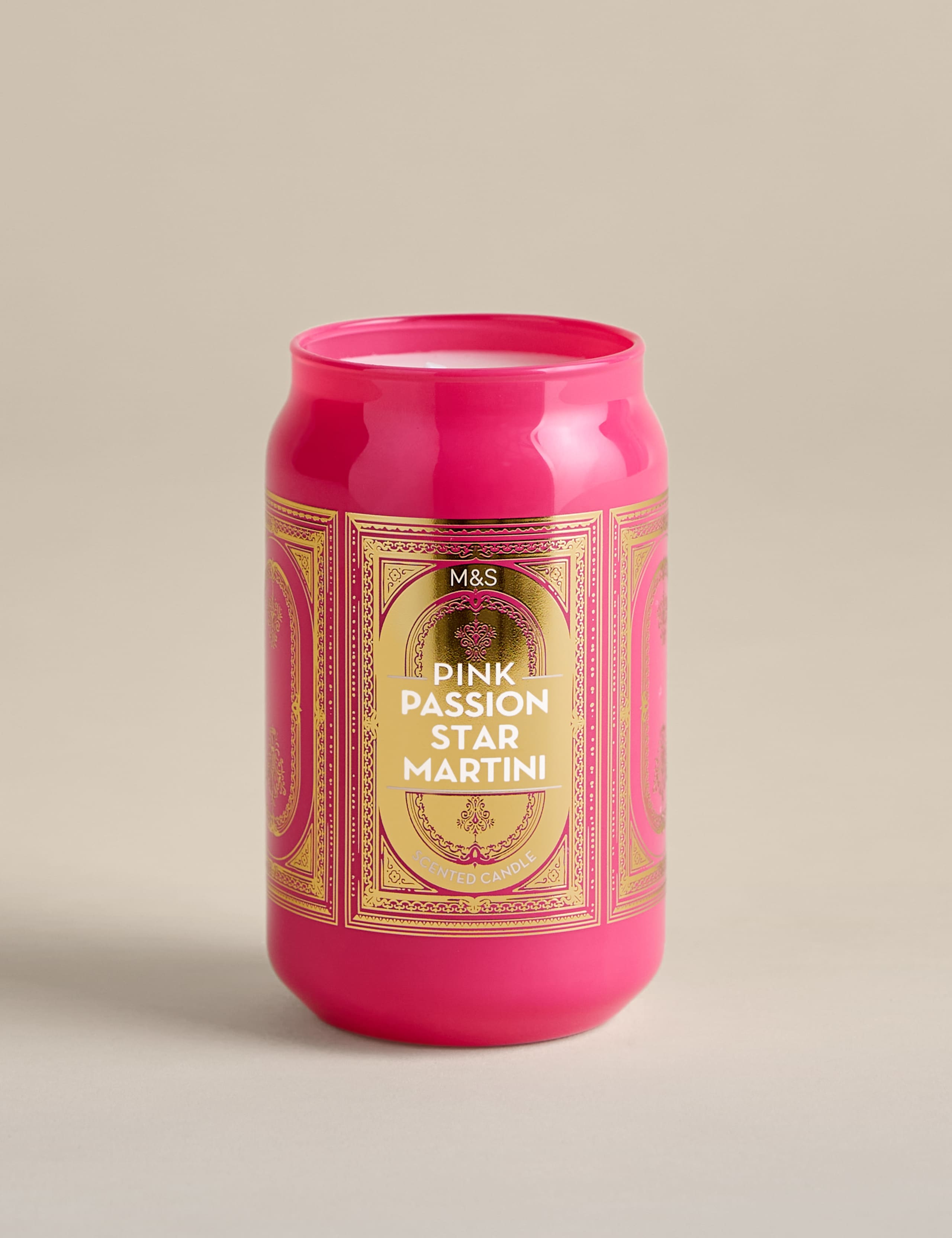 Pink Passion Star Martini scented candle - British product