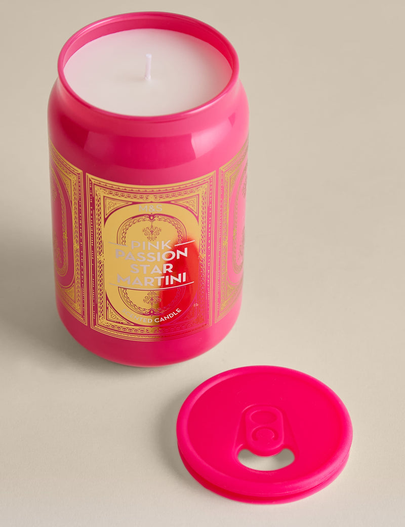 Pink Passion Star Martini scented candle - British product