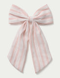 Pink Striped Bow hair accessory, UK version