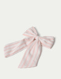 Pink Striped Bow hair accessory, UK version