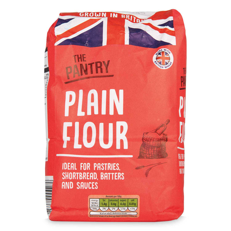 Plain wheat flour for baking and cooking - British product