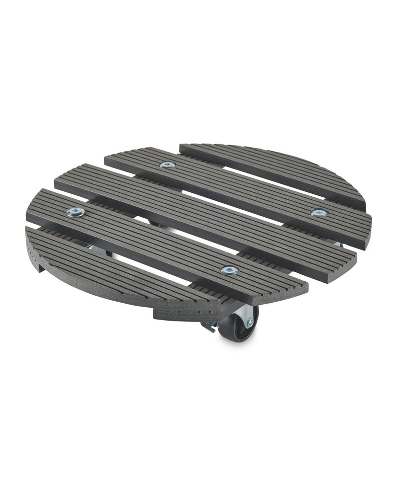 Rolling Plant Caddy - Grey or Brown, Round or Square
