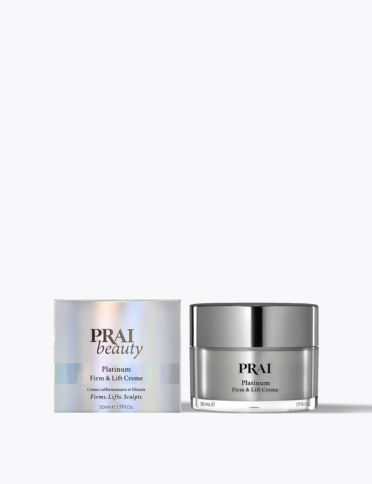 Prai Platinum Firm & Lift Crème 50ml, imported from the UK