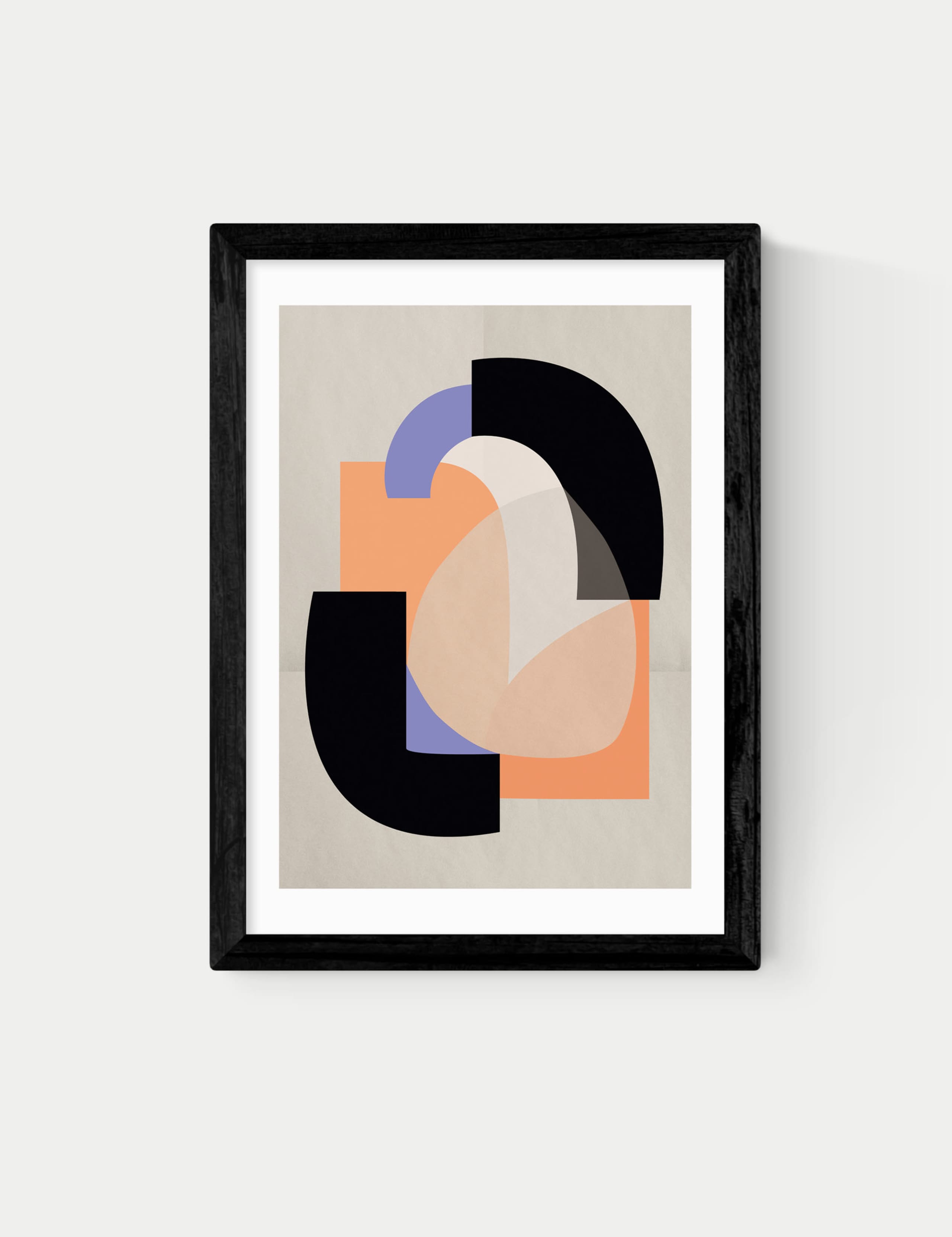 Playful Shapes Framed Art