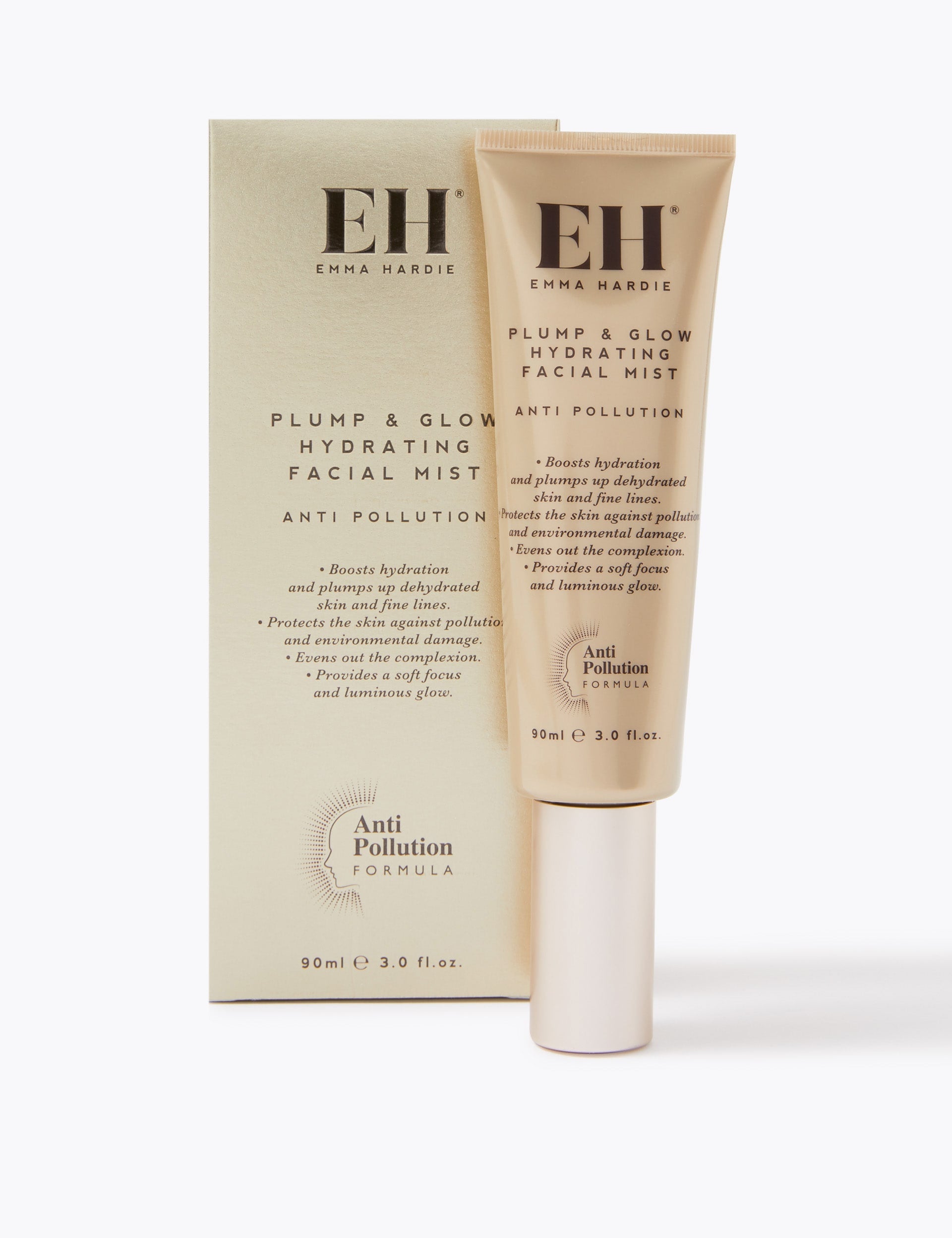 Emma Hardie Plump & Glow hydrating facial mist 90ml, imported from the UK