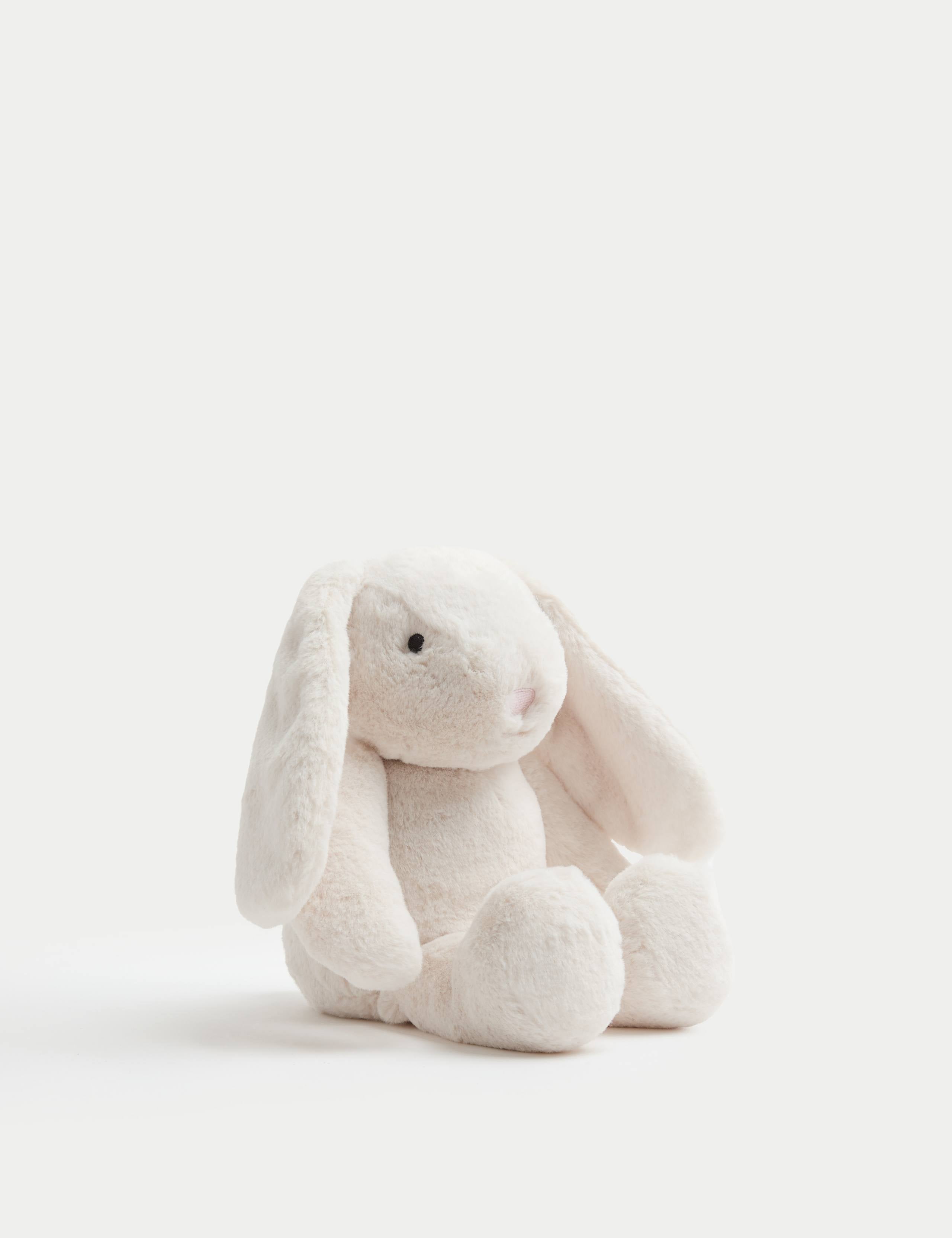 Soft plush bunny toy with floppy ears 21.5cm - British product
