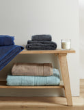 Plush Egyptian cotton towel with 800 GSM, imported from the UK