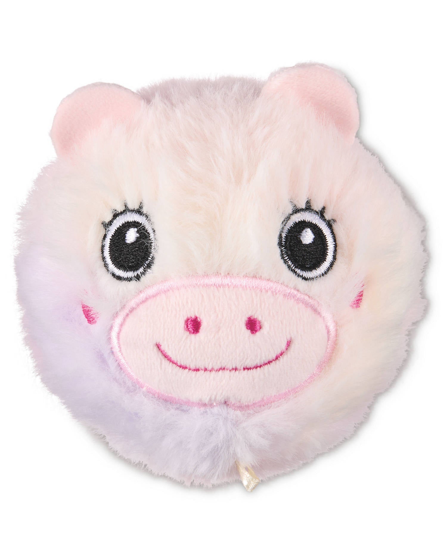 Plush ball toy with animal designs 7.5 cm (British brand)