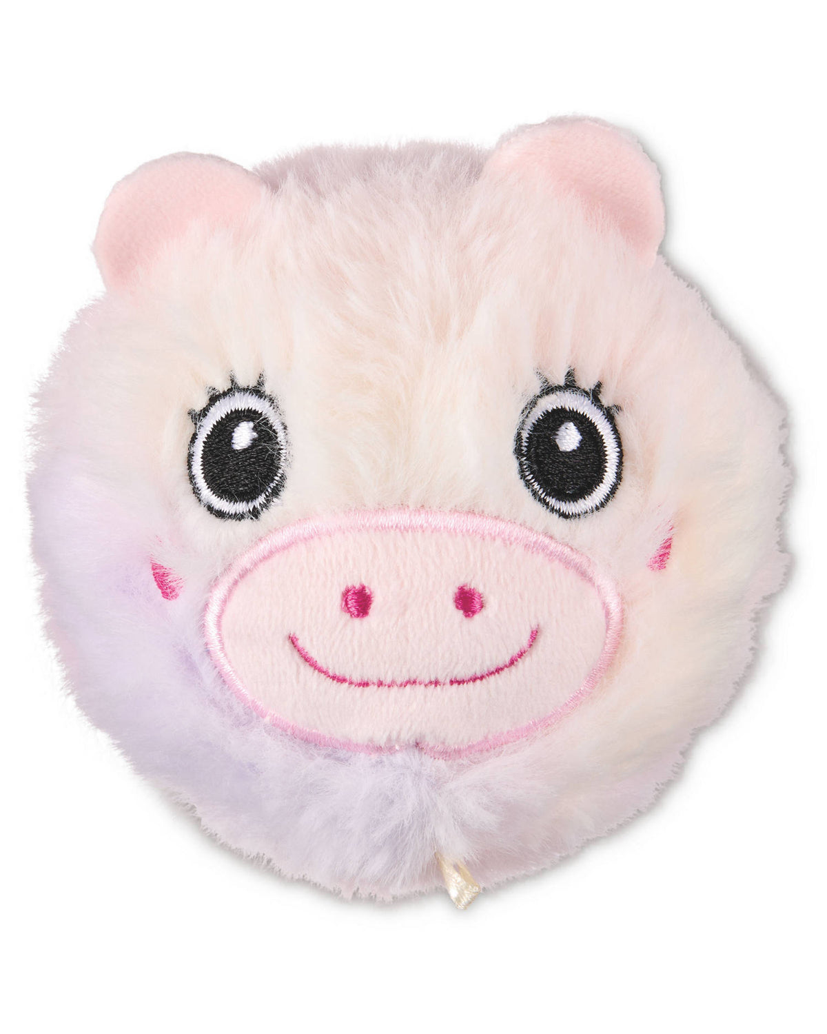 Plush ball toy with animal designs 7.5 cm (British brand)