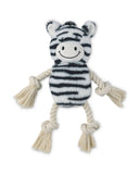 Plush Knotted Rope Pet Toy with Squeaker