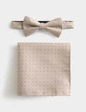 M&S polka dot bow tie and handkerchief set, imported from the UK