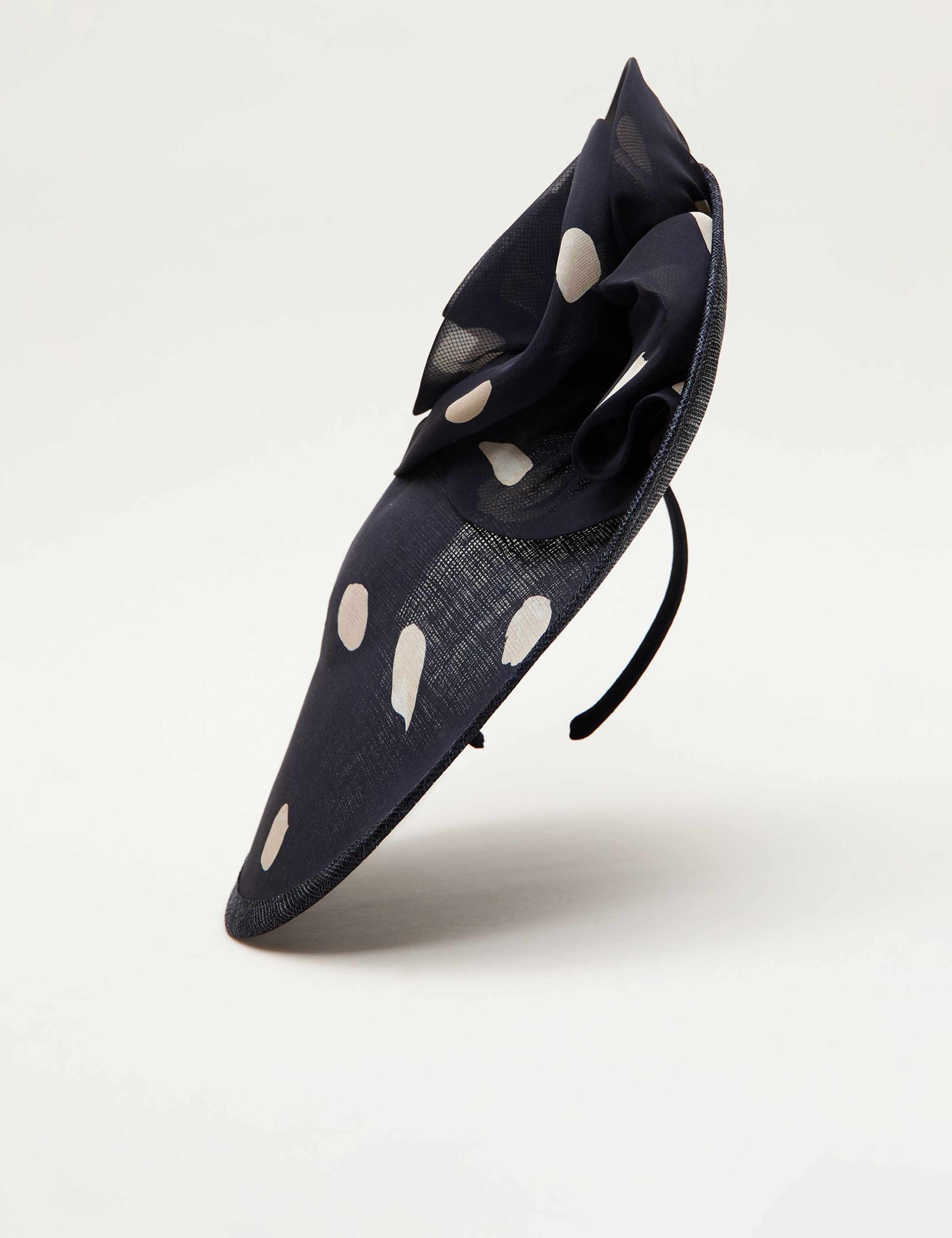 Phase Eight polka dot fascinator, imported from the UK