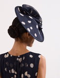 Phase Eight polka dot fascinator, imported from the UK