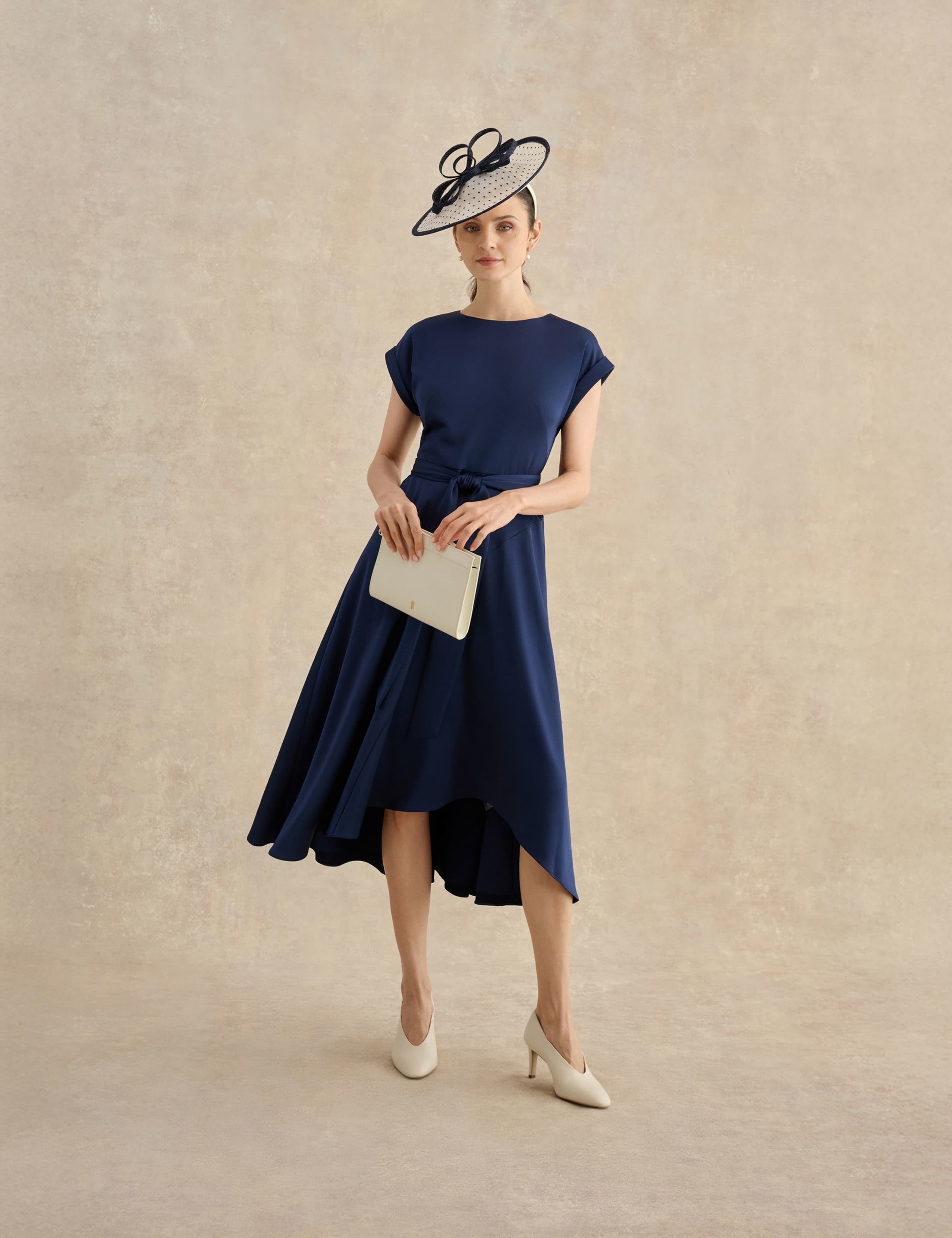 Hobbs polka dot fascinator, imported from the UK