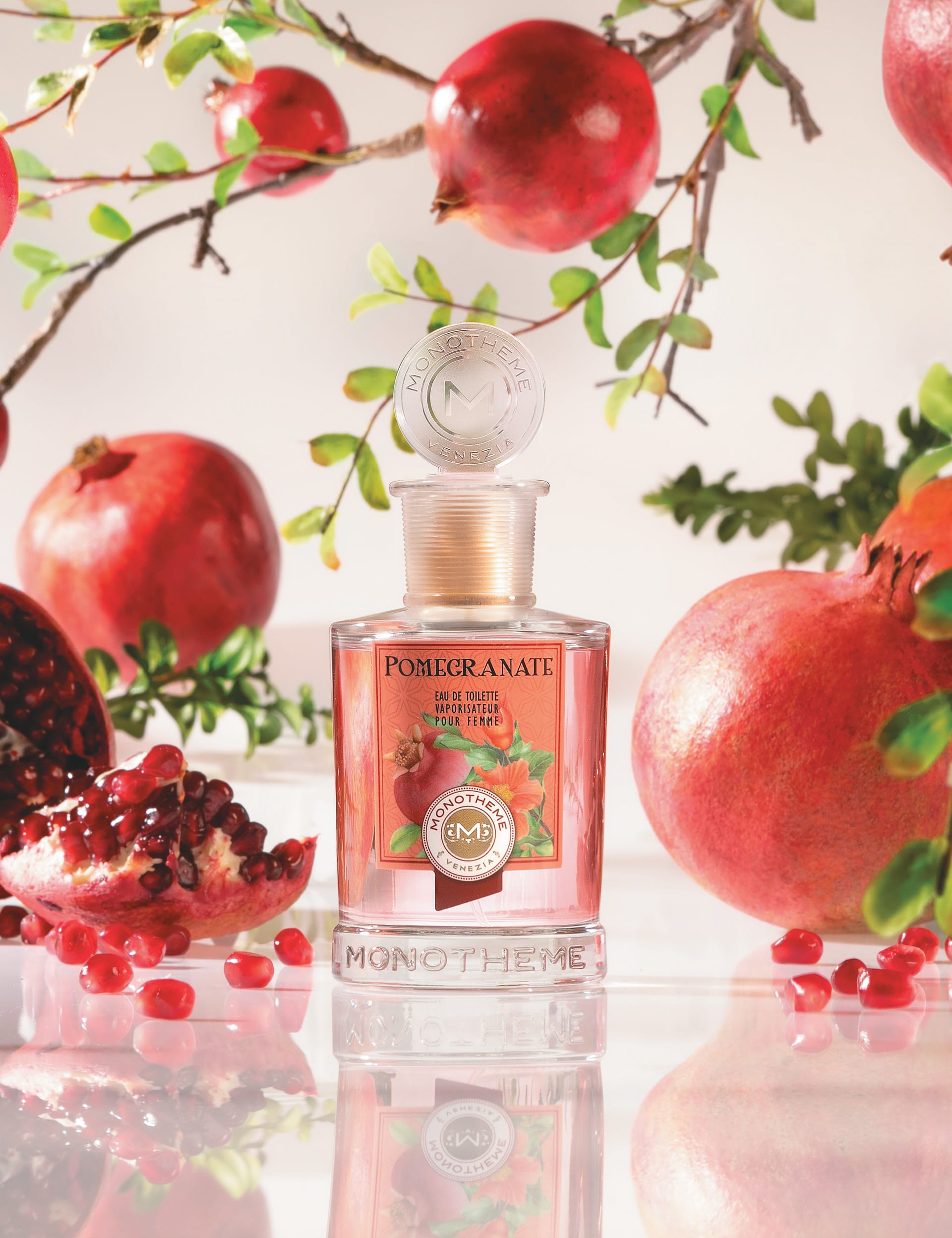 Pomegranate scented eau de toilette 100ml, imported from the UK