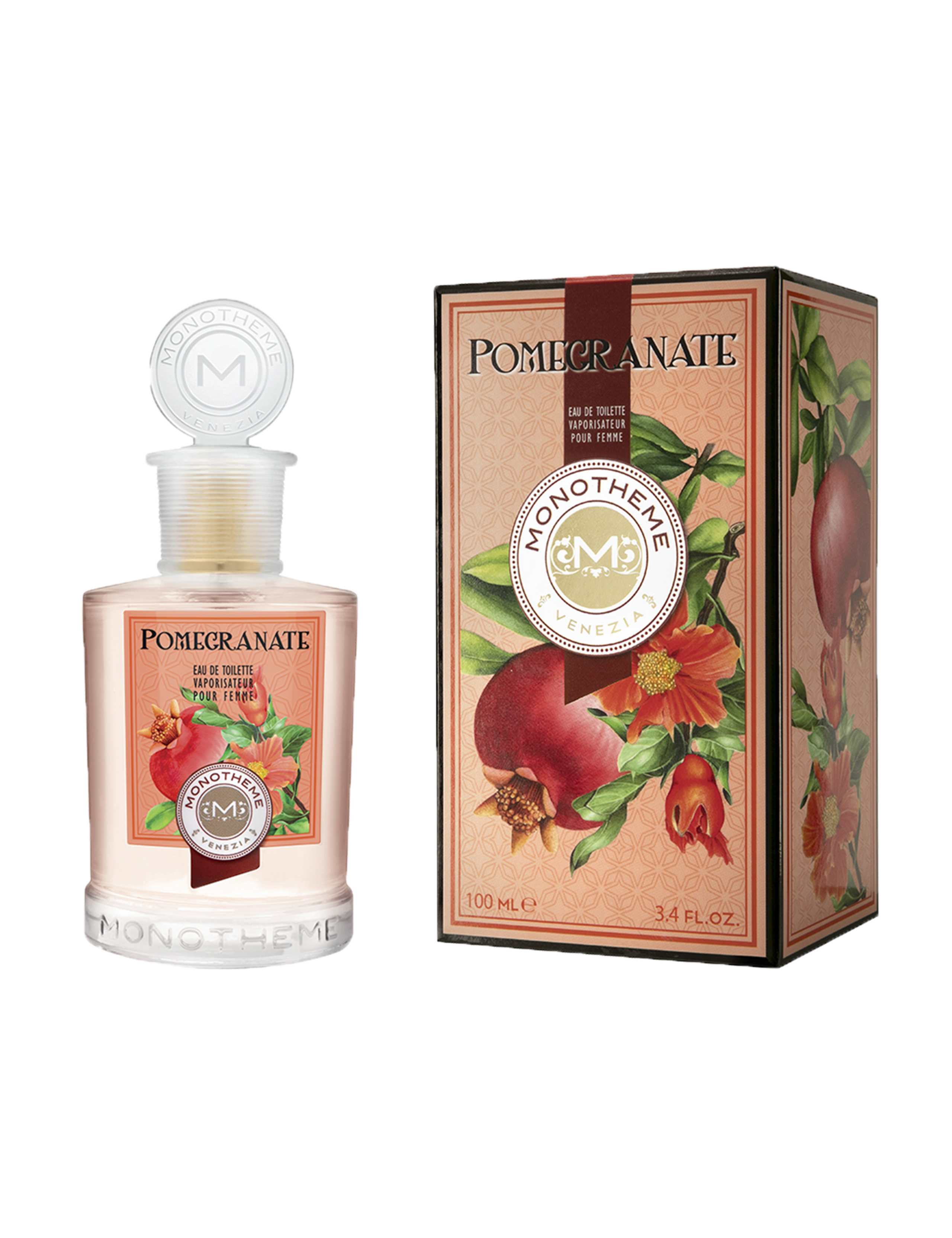 Pomegranate scented eau de toilette 100ml, imported from the UK